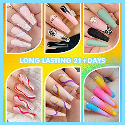 LILY'CUTE 12 Gel Liner Nail Art, Farben Gel Liner Nail Herbst Winter, UV Nagellack Liner Dunkelheit & Glitter Nail Gel Polish Set for Drawing Lines, Nagel Kunst Farbgel Nagelgel
