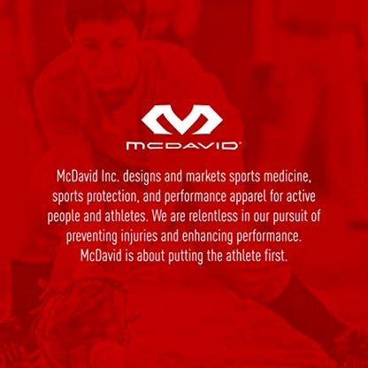 McDavid - 6446R - Kompressionsmanschette für das Knie - Hexpad - Unisex Erwachsene – Knieschoner-Manschette - Verhindert Stoßverletzungen - Sehr elastisch - Basketball-Kniehülse