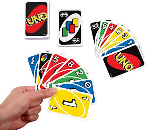 Mattel Games W2087 - UNO Kartenspiel und Gesellschaftspiel, geeignet für 2 - 10 Spieler, Kartenspiele und Gesellschaftsspiele ab 7 Jahren