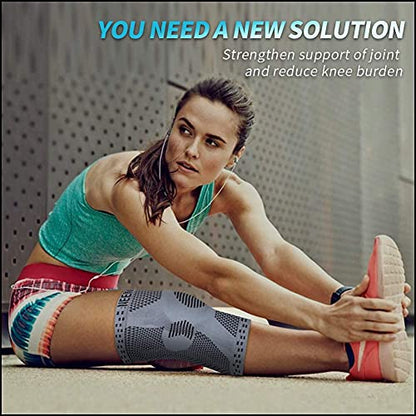 NEENCA kniebandage, Komprimierte Kniebandagen für Männer Frauen mit Patella Gel Pads & Seitenstabilisatoren Kniestütze,Medizinischer Knieschützer für Laufen, Meniskusriss,ACL,Arthritis