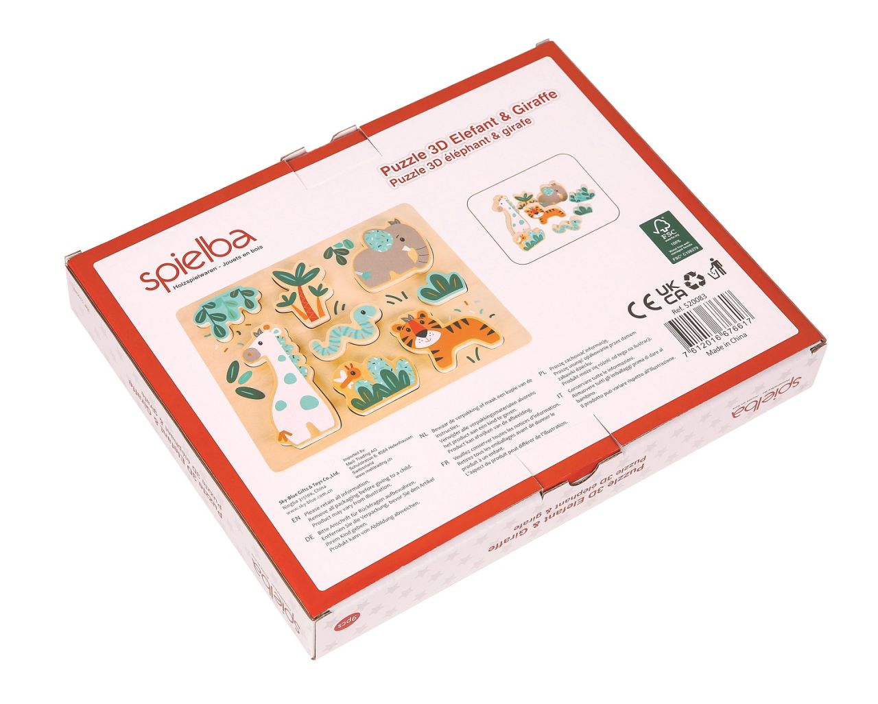 Puzzle 3D Elefant & Giraffe