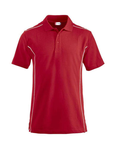 Clique Herren Polo-Shrit mit Kontrast Streifen 'New Conway'