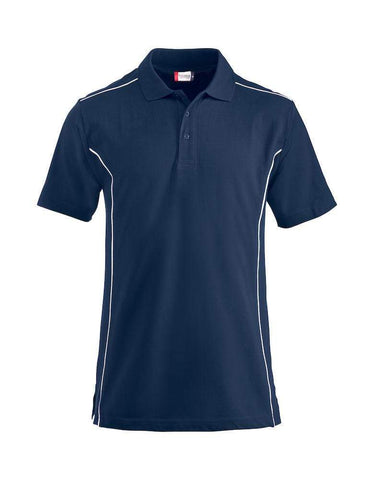 Clique Herren Polo-Shrit mit Kontrast Streifen 'New Conway'