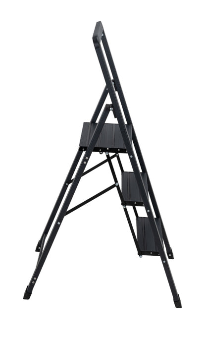 Alu-Smart Klapptrittleiter 3-stufig schwarz