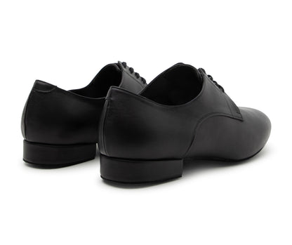 Noble Tanzschuhe in Schwarz Leder