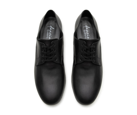 Noble Tanzschuhe in Schwarz Leder