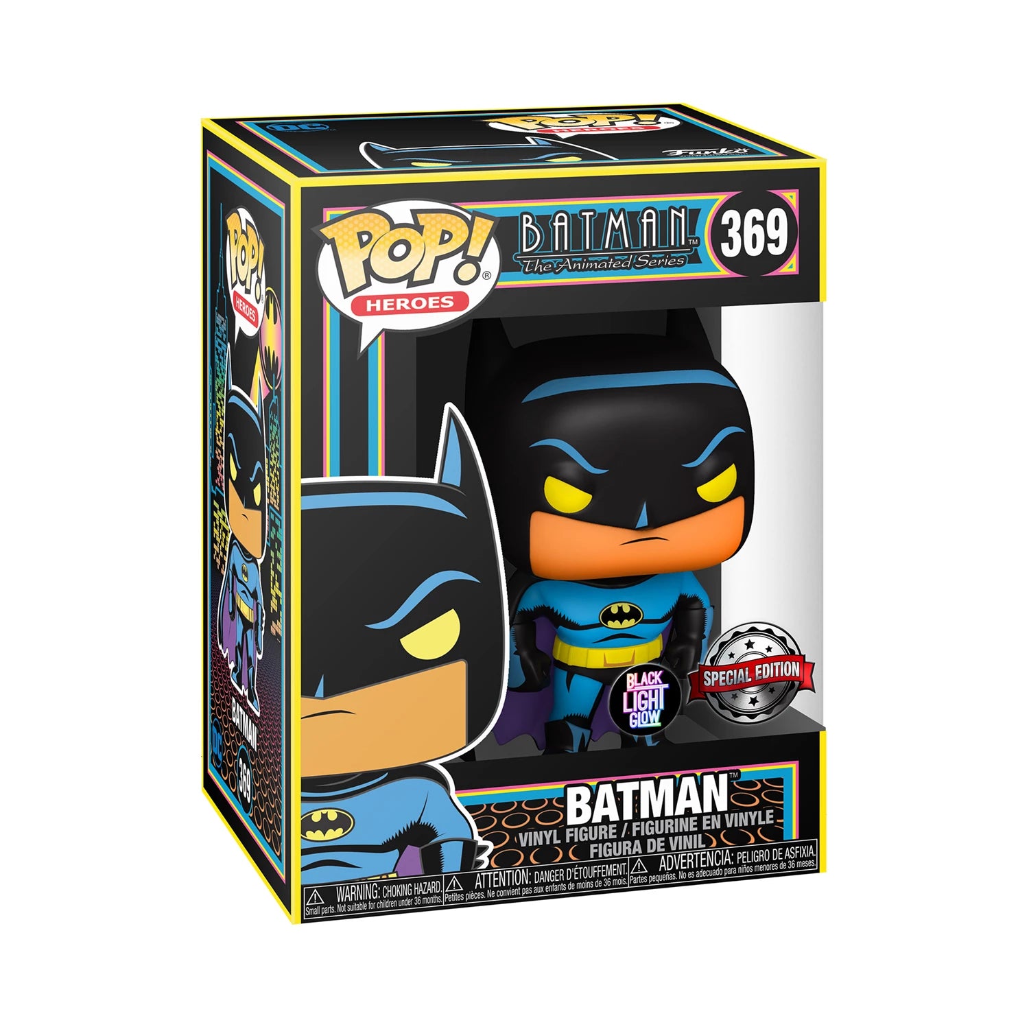 POP Heroes DC Batman Black Light