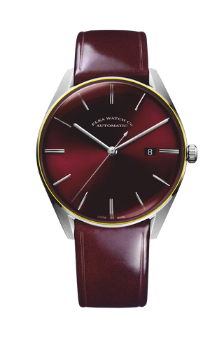 Elka Watch - Dark Brown Leather Strap Timepiece ⌚ D07-0810