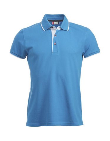 Clique Herren Poloshirt 'Seattle' mit Kontrastelementen