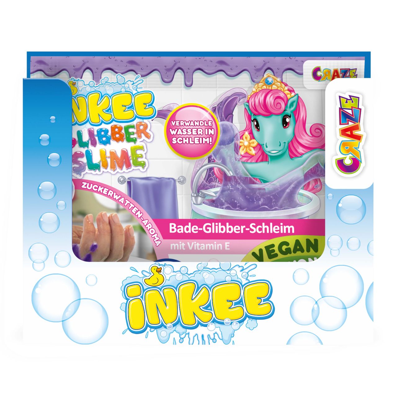 Inkee Bade-Glibber-Schleim Mix