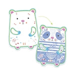 Ausmalbilder verdeckte Farben Wildtiere