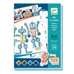 Stempel Alien Roboter