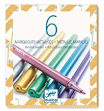 6 Markers metallic