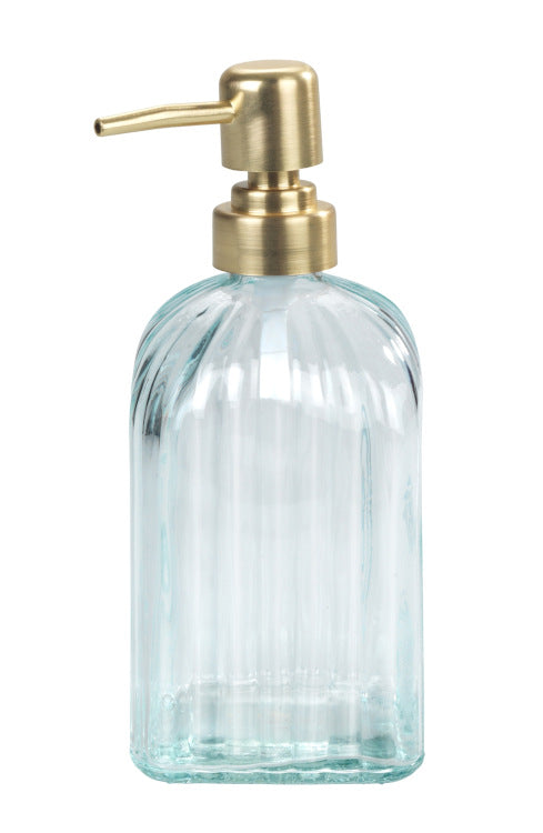 Spülmittelspender Vetro Gold transparent