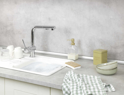 Spülmittelspender Vetro Gold transparent