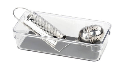 Schubladeneinsatz transparent/grau