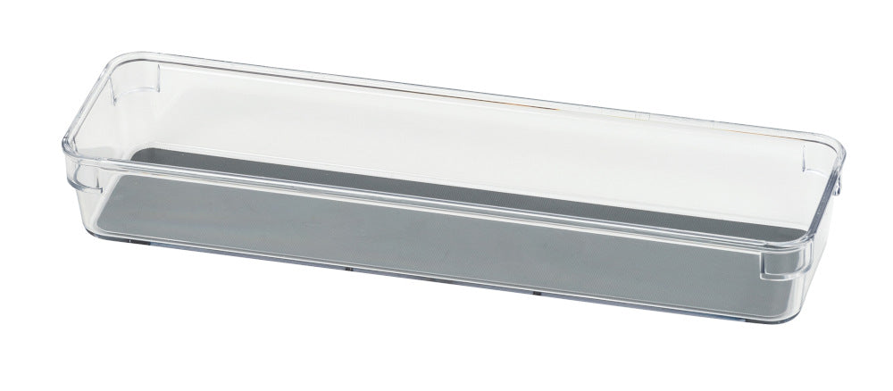Schubladeneinsatz transparent/grau