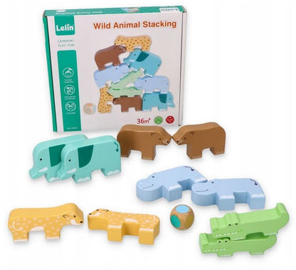 Balancier Spiel Wildtiere