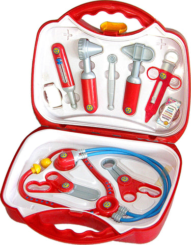 Arztkoffer rot, 10-teilig