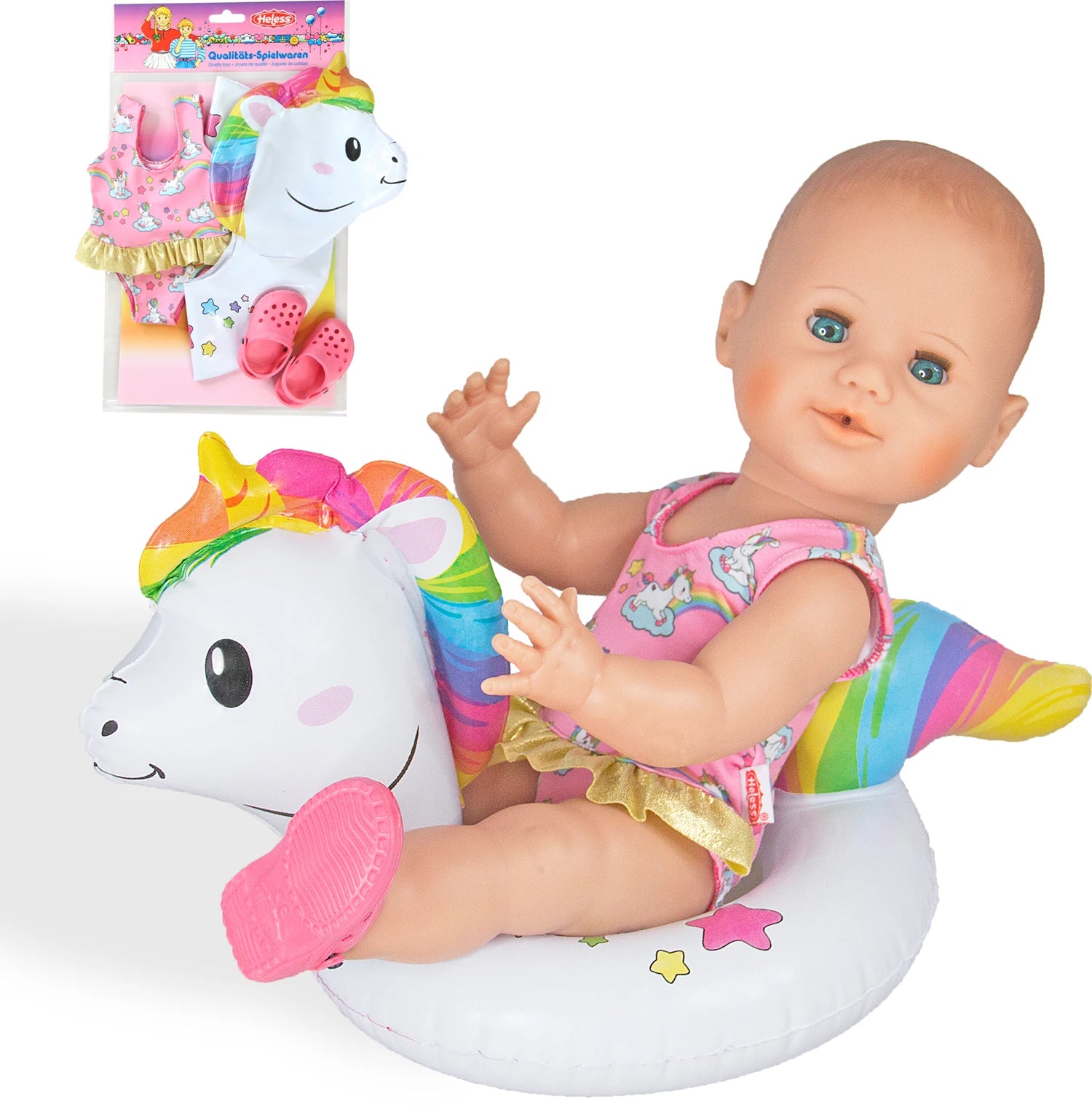 Schwimmset Einhorn Gr. 35-45 cm