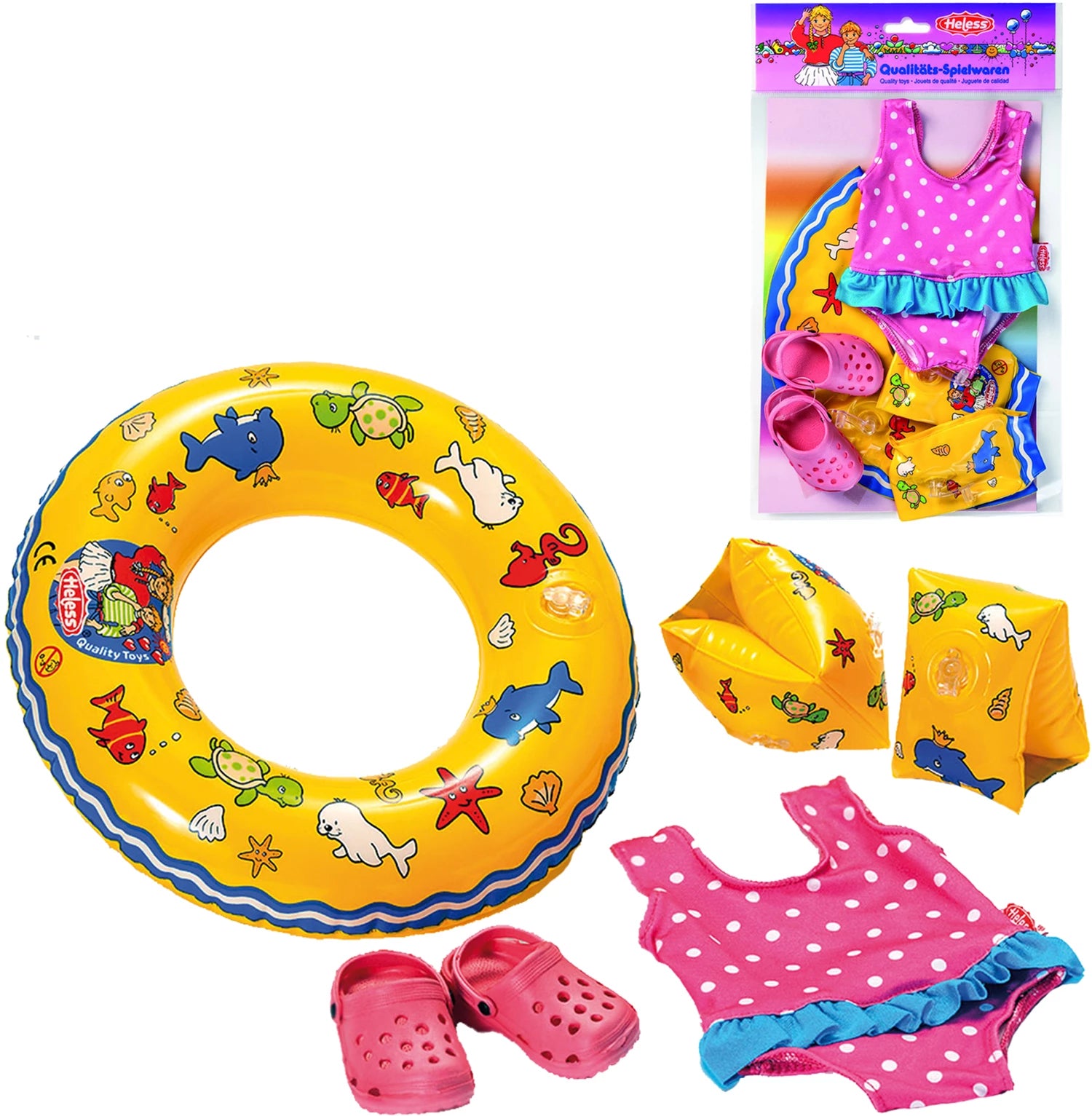 Schwimmset 4 Teile Gr. 35-45 cm