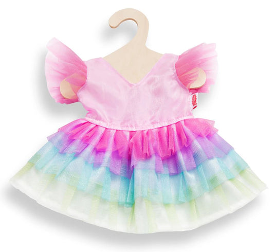 Kleid Regenbogenfee Gr. 28-35 cm