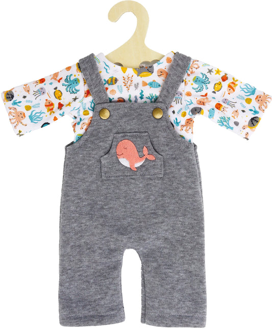 Latzhose mit T-Shirt Gr.35-45 cm