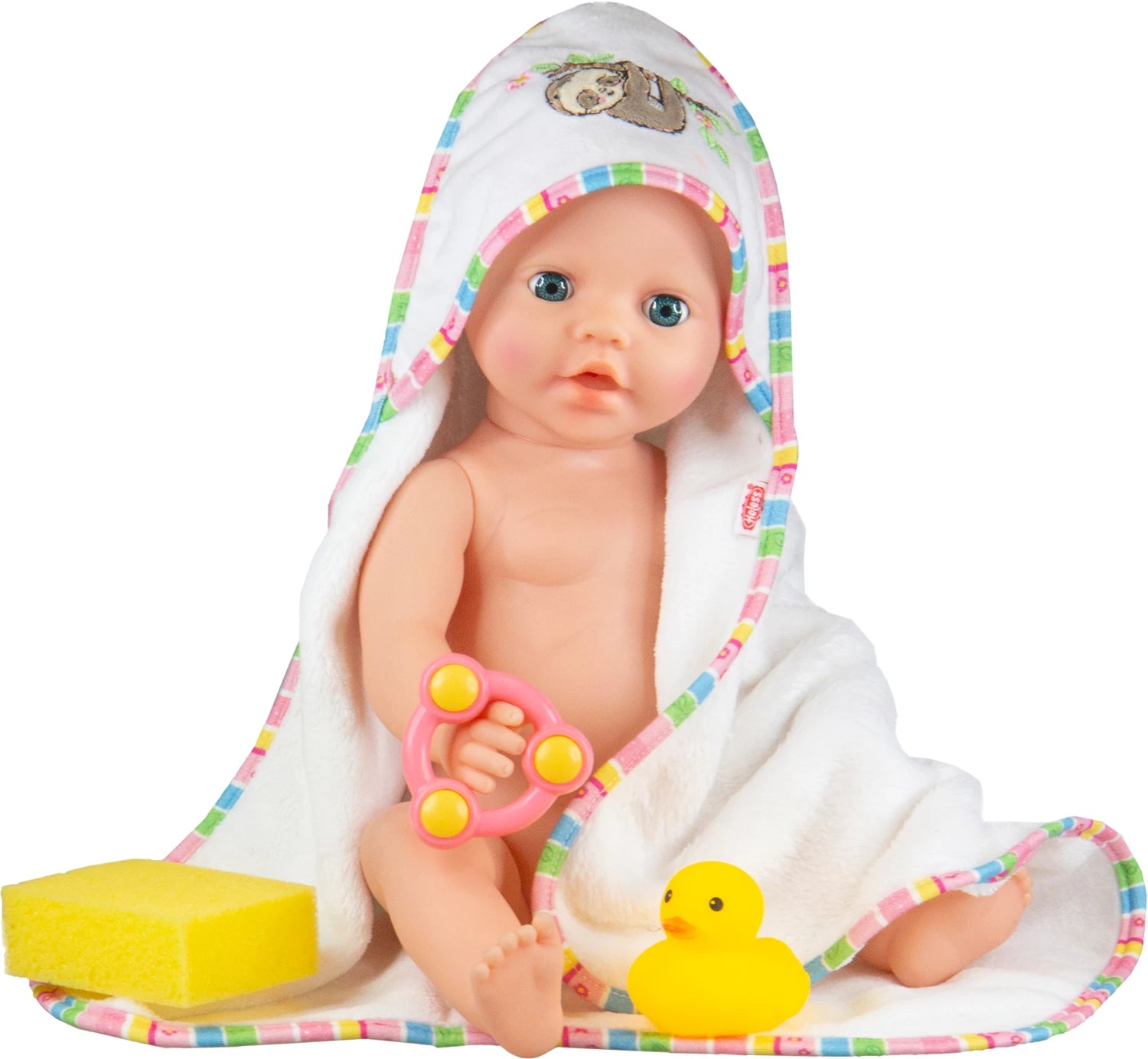 Kapuzenbadetuch Faultier