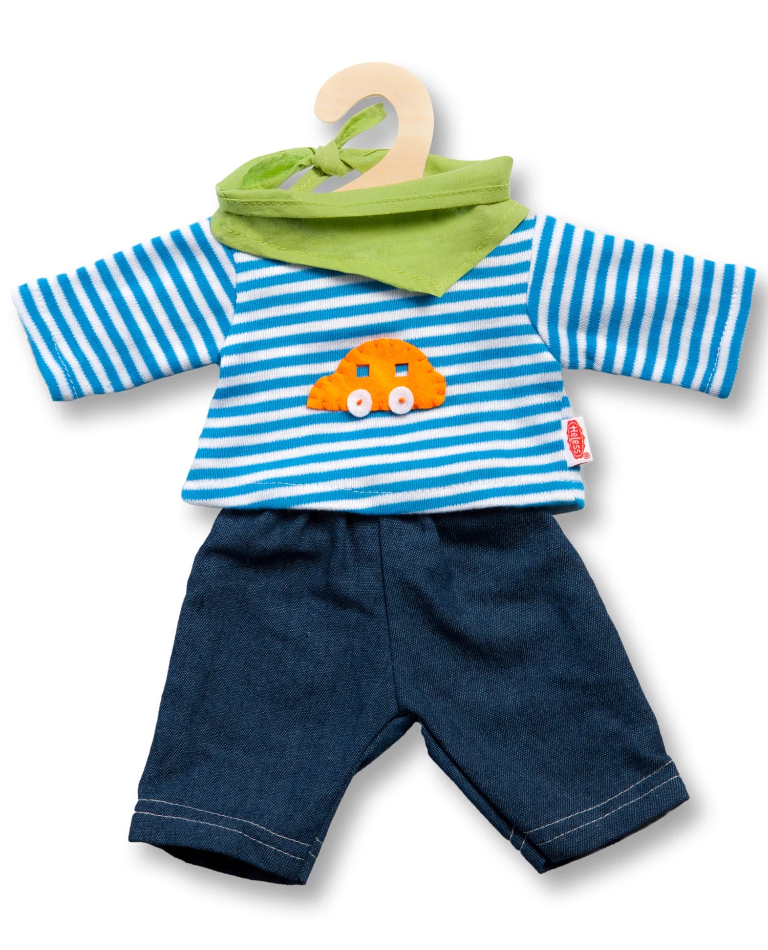 Jeans und Streifenshirt Gr. 35-