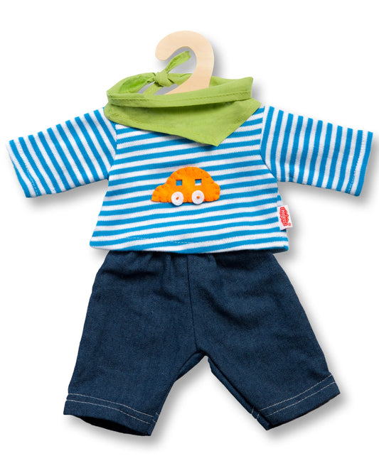 Jeans und Streifenshirt Gr. 35-