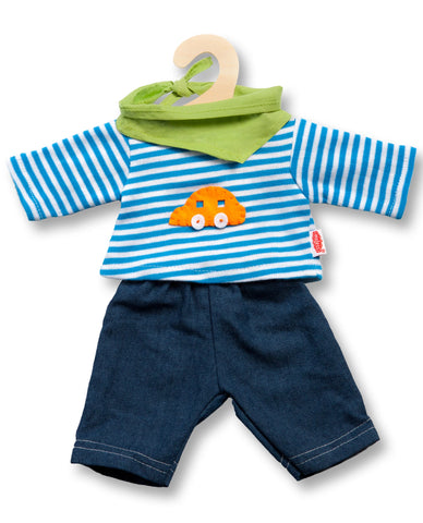 Jeans und Streifenshirt Gr. 35-