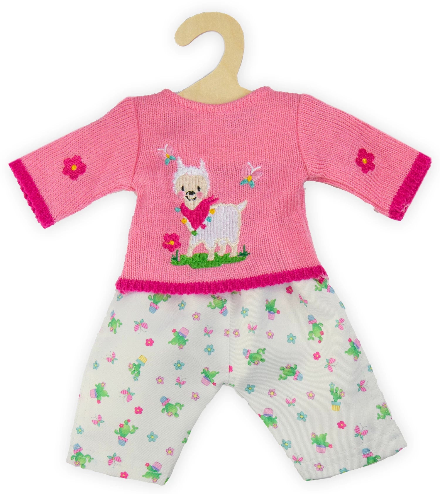 Pullover mit Hose Alpaka Gr. 35-