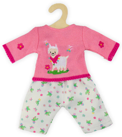 Pullover mit Hose Alpaka Gr. 35-