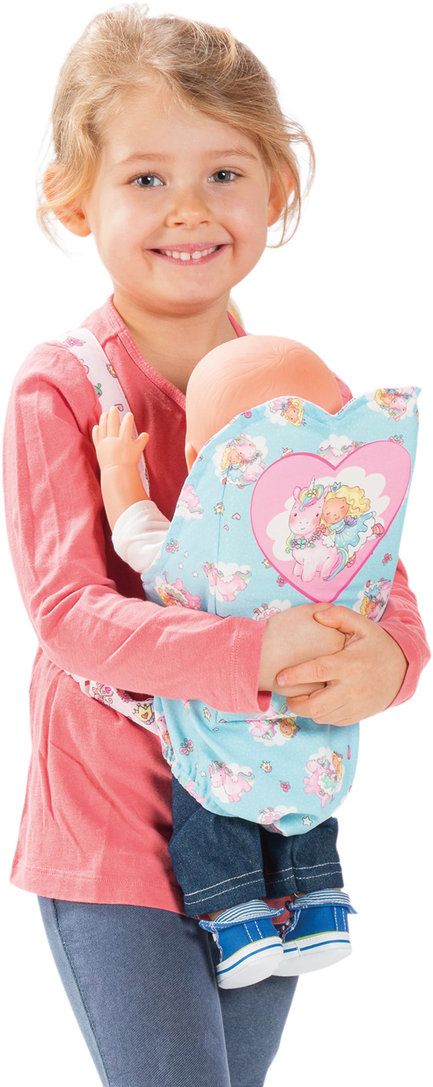 Puppen-Tragesitz Einhorn