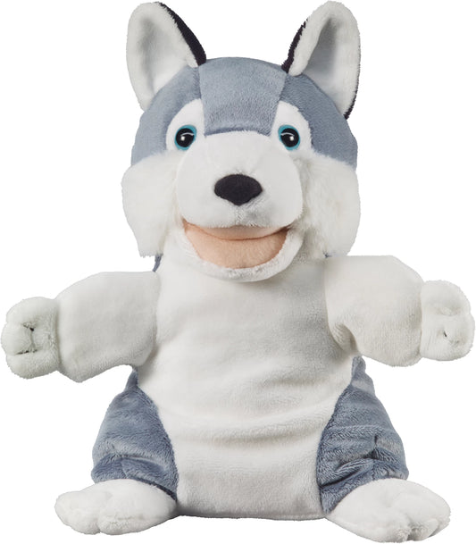 Handspielpuppe Husky