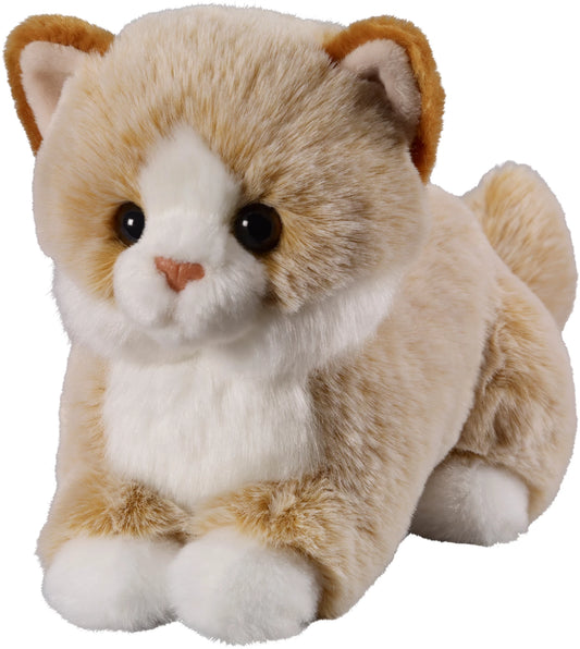 Katze beige 18 cm liegend