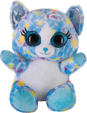 Lashy Katze blau/bunt 20 cm