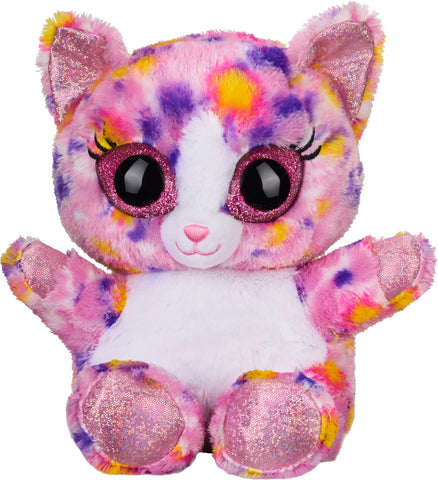 Lashy Katze pink/bunt 20 cm