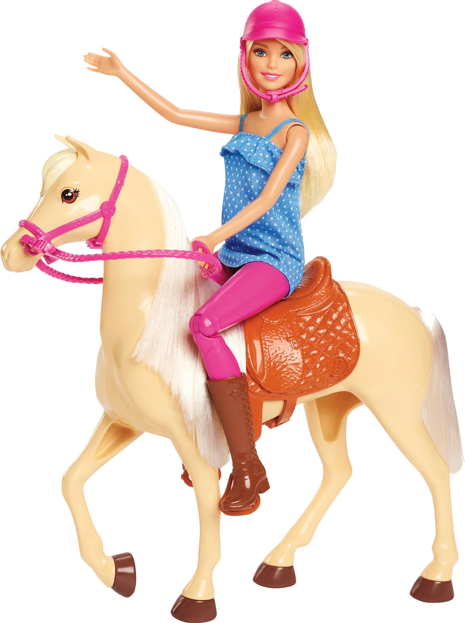 Barbie Pferd und Puppe