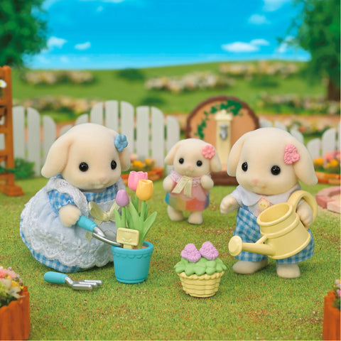 Blumen u. Garten-Set mit Figuren