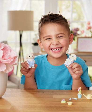 Blumen u. Garten-Set mit Figuren