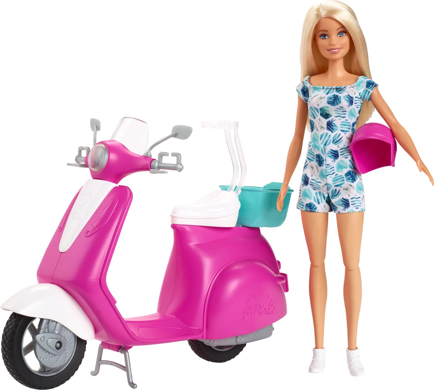 Barbie Puppe und Motorroller