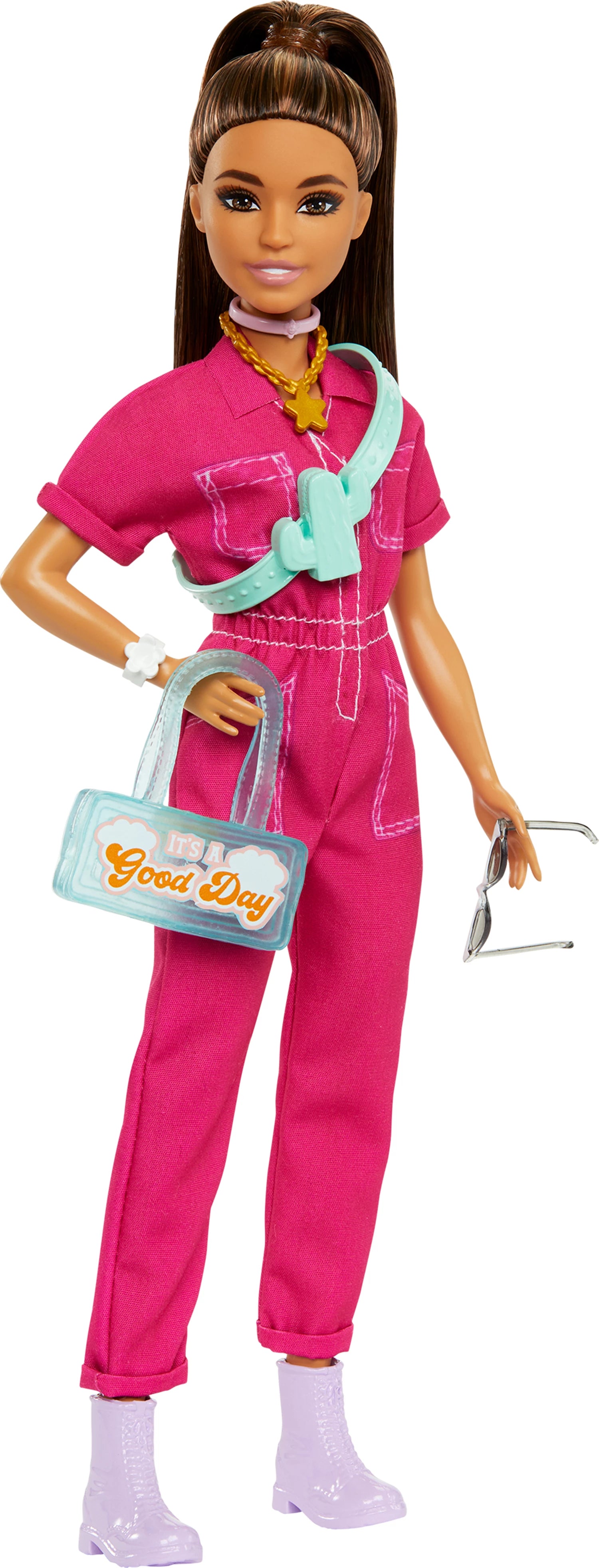 Barbie Day & Play pinker Overall