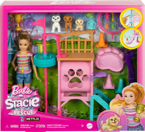 Barbie Stacey Welpen Spielplatz