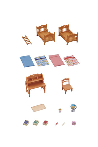 Landhaus Kinderzimmer mit Bett