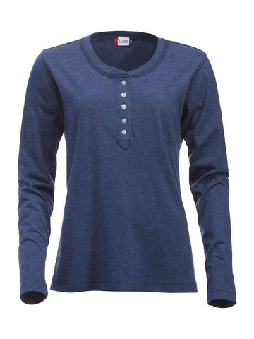 Clique Damen Langarm Shirt mit Knöpfen 'Orlando Ladies'