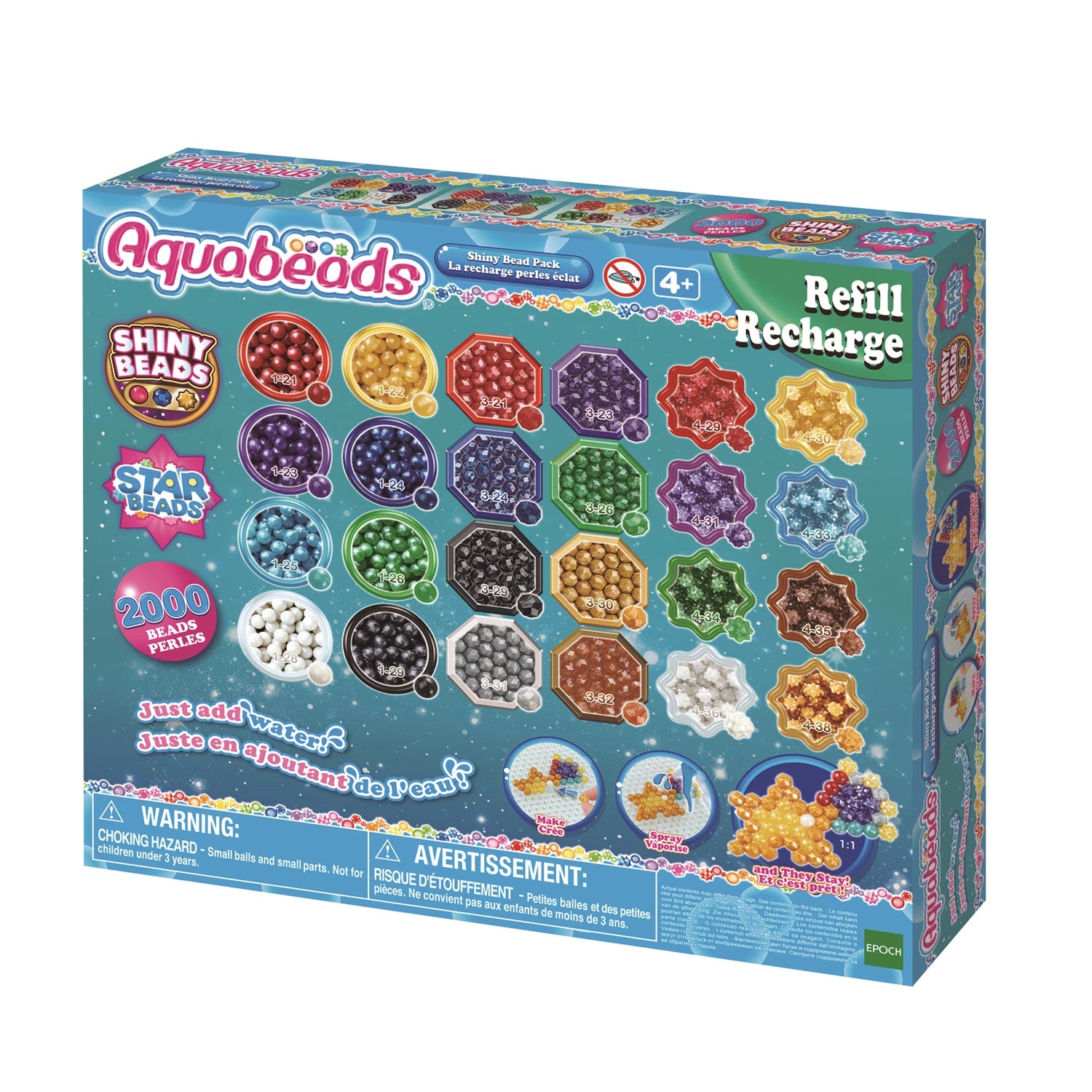 Aquabeads Perlmuttperlen Refill