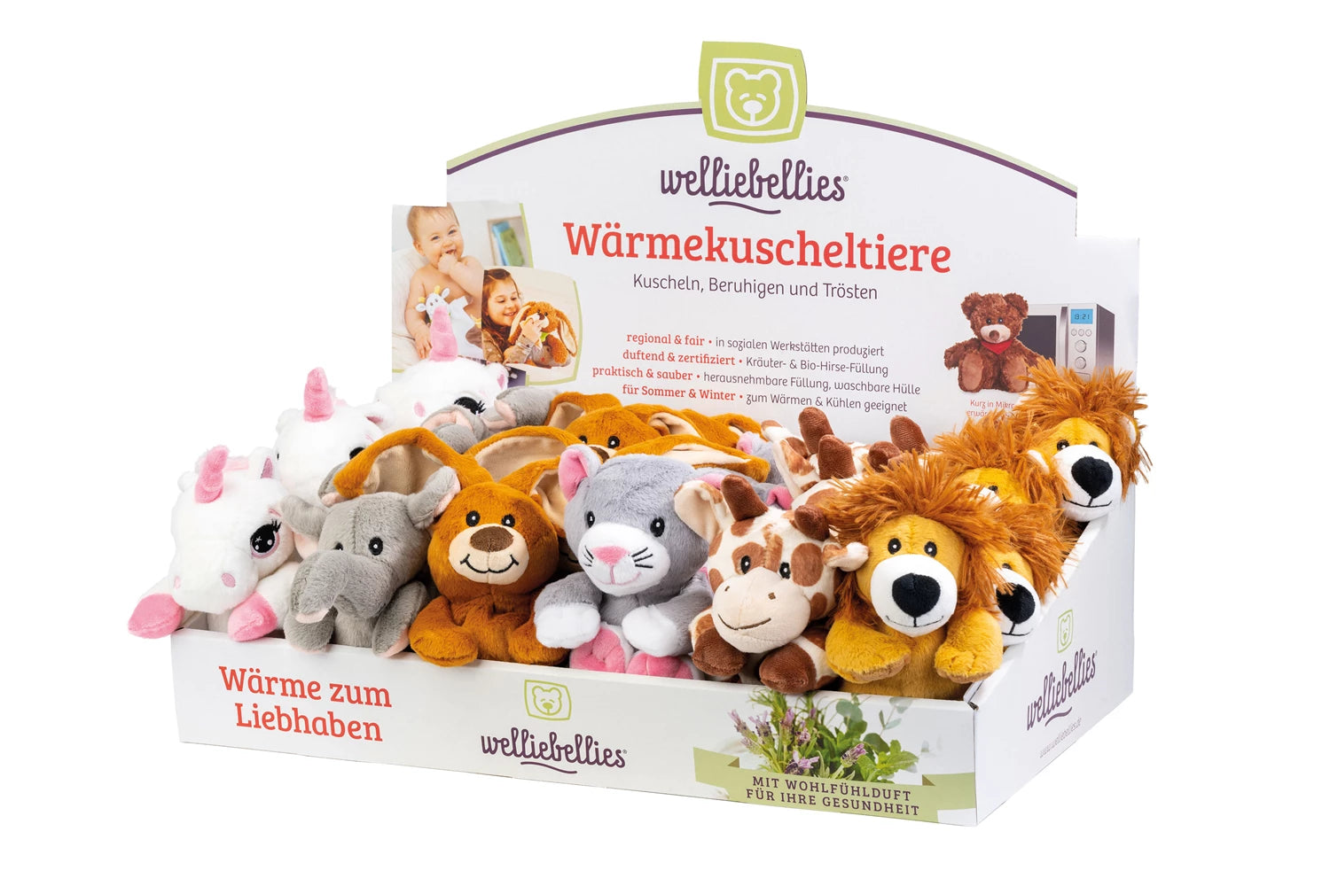 Display Midi Wärmetiere 24 Stk.