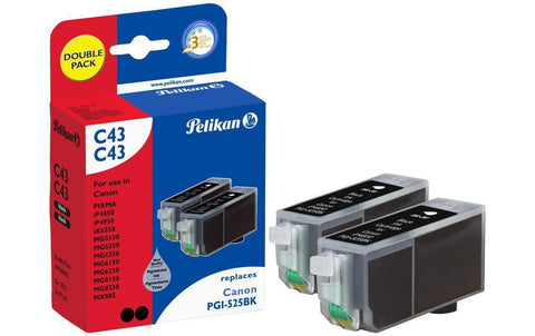 Pelikan Tintenset Canon PGI-525BK 2x Black