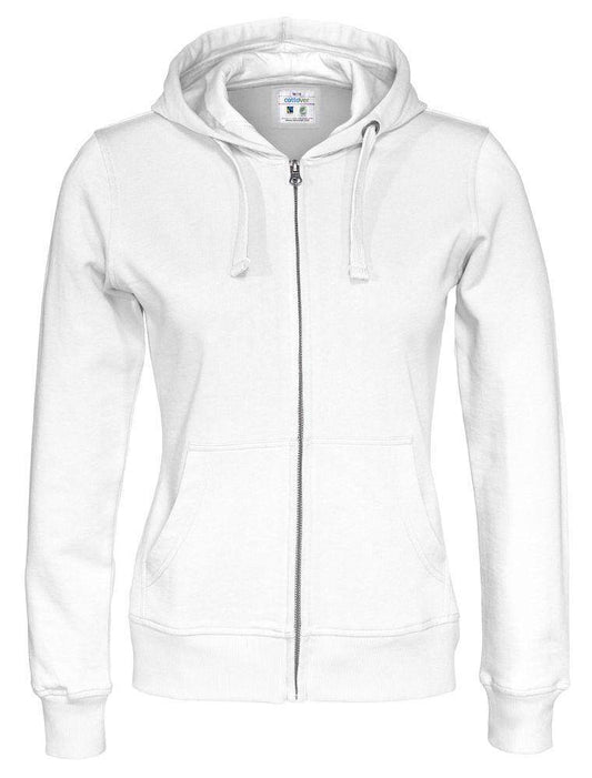 Cottover Damen Hoodie mit Reissverschluss